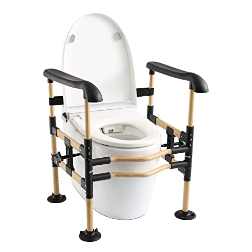 Adjustable Detachable Toilet Safety Rail for Elderly