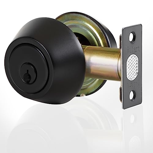 Adjustable Double Keyed Deadbolt Lock - Satin Stainless Steel