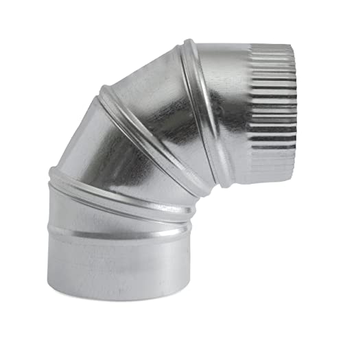 Adjustable Duct Elbow 90 Degree HVAC - 30 Gauge galvanized sheet metal duct connector