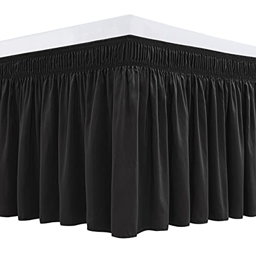 Biscaynebay Wrap Around Bed Skirt for Twin & Twin XL Beds