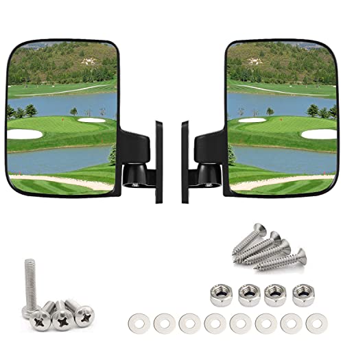 Adjustable Golf Cart Side Rear View Mirrors