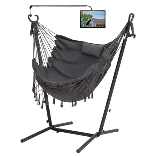 Adjustable Hammock Swing Chair with Stand