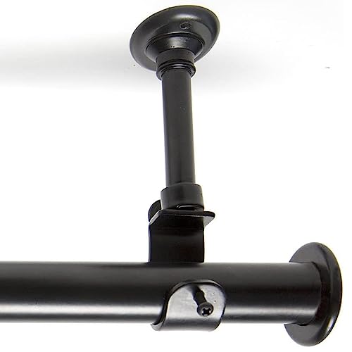 Adjustable Hanging Curtain Rod for Windows and Room Dividers