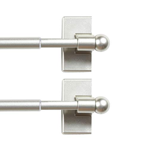 Adjustable Magnetic Curtain Rods for Metal Doors