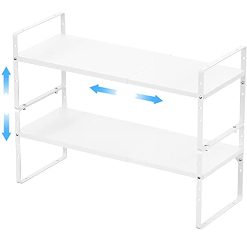 Adjustable Metal Pantry Storage Shelf Organizer