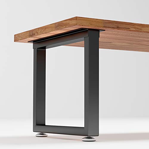 Adjustable Metal Table Legs for Furniture, Set of 2