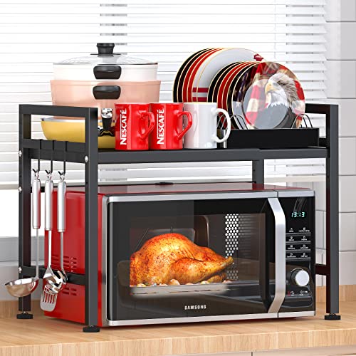 Adjustable Microwave/Toaster Shelf Heavy Duty Stand