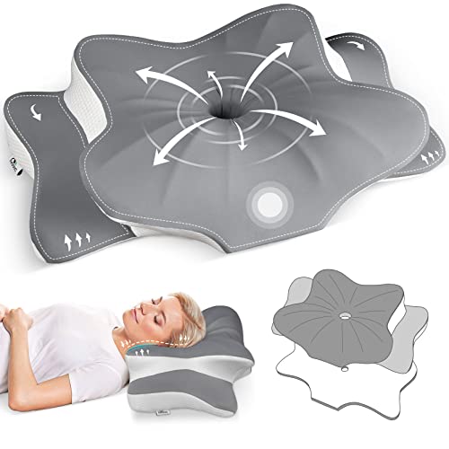 Adjustable Neck Pillows for Pain Relief Sleeping - VM11