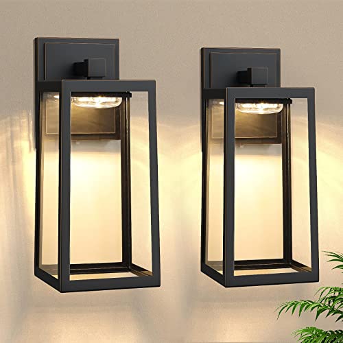 Adjustable Outdoor Wall Sconces with 3 Colors, Waterproof and Energy Efficient