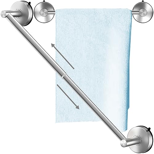  DGYB Suction Cup Towel Bar for Bathroom 17 Inch Matte