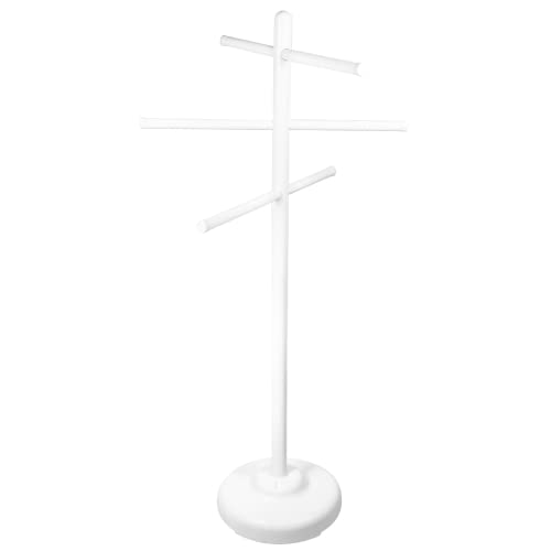 Adjustable-Towel Rack With Water Weighted Base