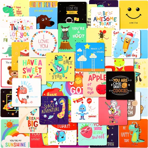 Adorable Lunchbox Notes for Kids - Inspirational and Motivational