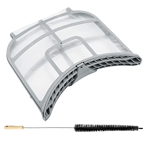 ADQ73373201 Dryer Lint Filter for LG Dryer ADQ733732 and Ken-More Dryer Lint Screen Replacement with Clothes Dryer Lint Vent Trap Cleaner Brush Part #PS7787727