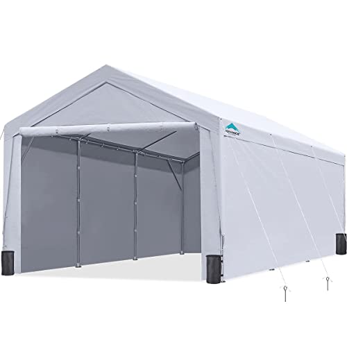ADVANCE OUTDOOR Car Canopy Garage Tent with Sidewalls