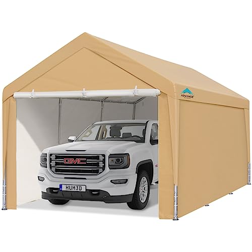 ADVANCE OUTDOOR Heavy Duty Carport Car Canopy Garage Shelter