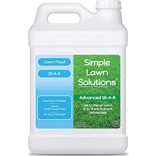 Natural 16-4-8 Liquid Lawn Fertilizer - Fish & Seaweed Kelp - 2.5 Gal