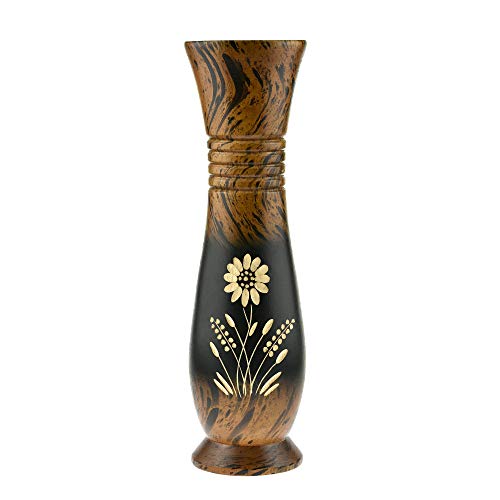 AeraVida Decorative Daisy Flower Wooden Vase
