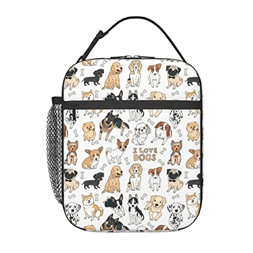 Affilleve Small Puppy Insulated Lunch Bag