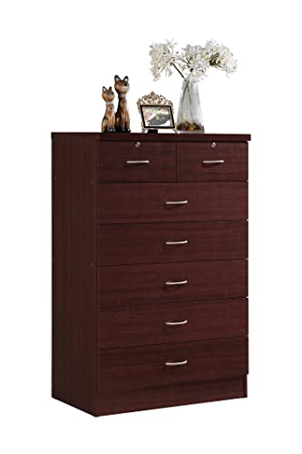 Affordable Mahogany Chest of Drawers with Locks