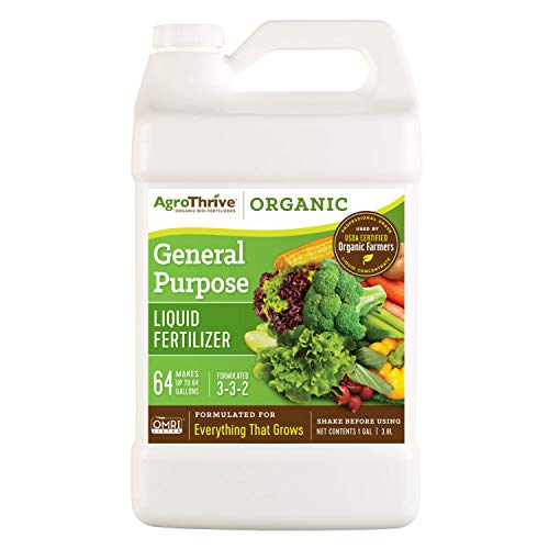 AgroThrive Organic Liquid Fertilizer - 3-3-2 NPK (1 Gal)