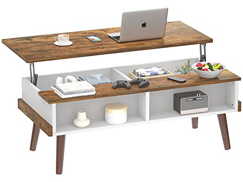 Aheaplus Lift Top Coffee Table with Storage