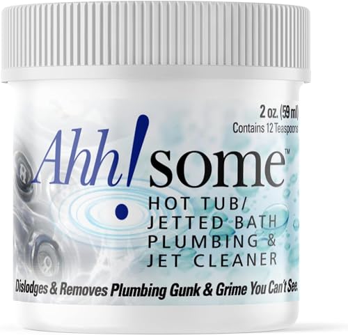 Ahh-Some Hot Tub Cleaner - Clean Pipes & Jets, Purge 400-Gallon Water Tub