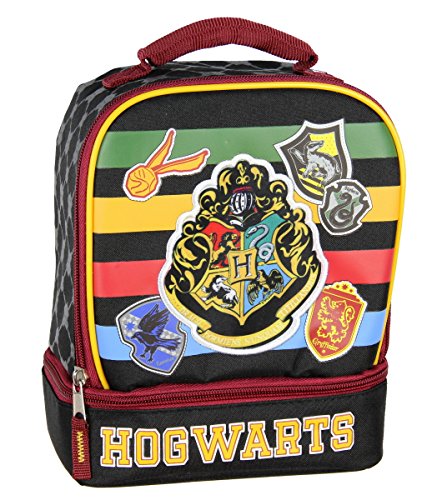 AI ACCESSORY INNOVATIONS Harry Potter Lunch Box Kit Dual Compartment Insulated Hogwarts Crest