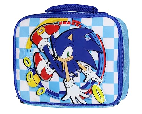 Sonic The Hedgehog Insulated Kids Lunch Bag: Hot/Cold Tote