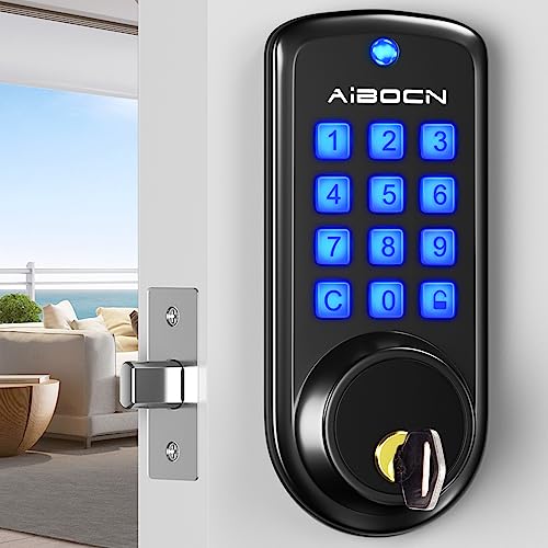 Aibocn Keyless Entry Door Lock with Auto-Lock