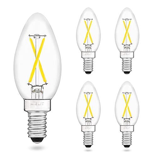 AIELIT B11 E12 LED Candelabra Bulb 25-Watt Equivalent