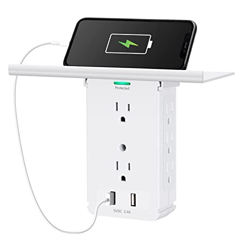 Aigostar Multi Plug Outlet Extender with USB