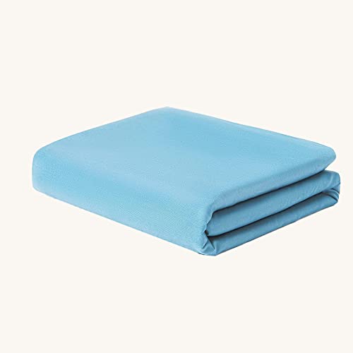 Aimon Cotton Duvet Cover for Weighted Blanket, Blue Twin Size