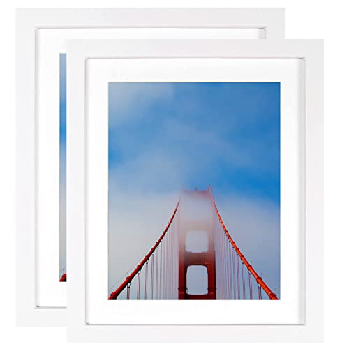 AINAHYVA Picture Frame Set - 10x12 Display Frame with Mat