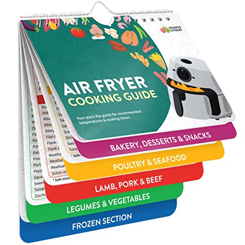 Air Fryer Cheat Sheet Magnets Cookbook