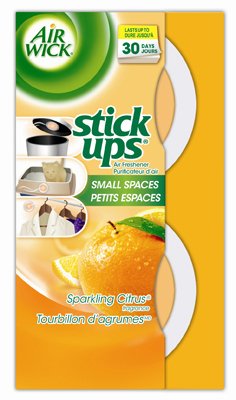 Air Wick Stick Ups Air Freshener - Sparkling Citrus, 2-Pk. - Quantity 12