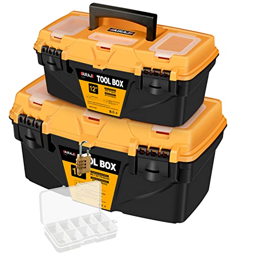 AIRAJ PRO Portable Plastic Tool Boxes Set