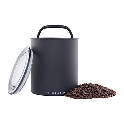 AirScape Kilo Container - Airtight Large Canister for Fresher Coffee, Flour, & More (Matte Black)
