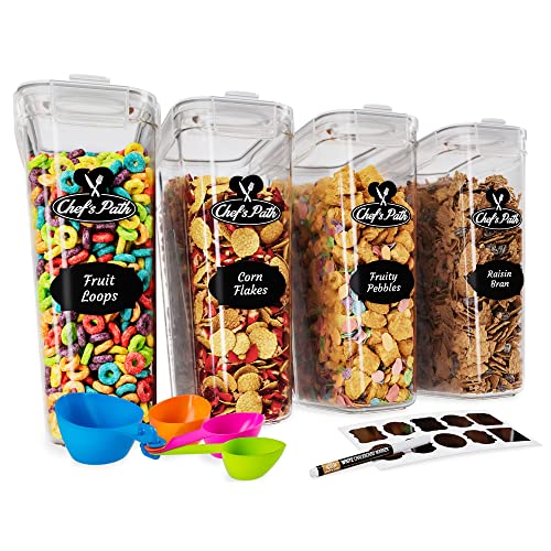 Airtight Cereal Container Set for Pantry Organization