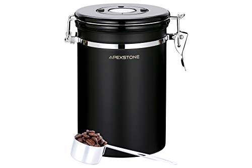 Airtight Coffee Canister With Scoop