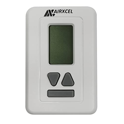 12V DC Single Stage Digital Thermostat 9430-337 - Heat/Cool, White" by Airxcel
