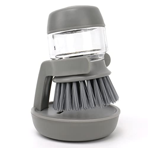 NileHome Dish Brush with Soap Dispenser Dish Scrubber with