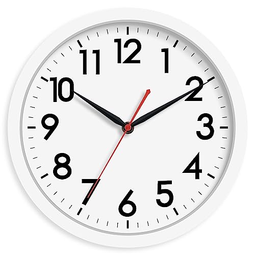 AKCISOT Wall Clock - Silent, Non-Ticking, Modern Clock