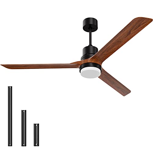 60" Indoor/Outdoor Ceiling Fan with Remote and Reversible DC Motor