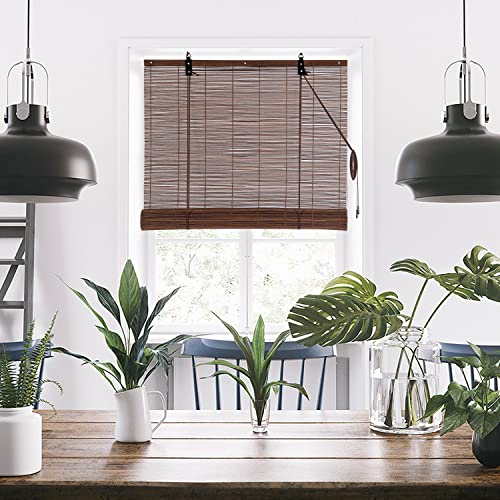 ALIMOO Bamboo Roll Up Blinds