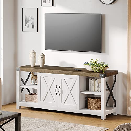 Alkmaar TV-PHO_0VF840BS Television Stand, White