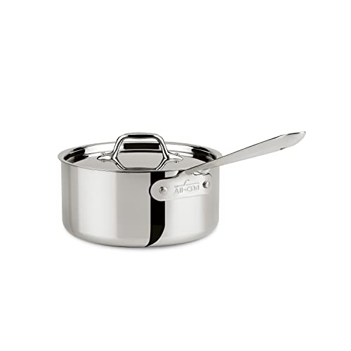 All-Clad D3 3-Ply Stainless Steel Sauce Pan with Lid