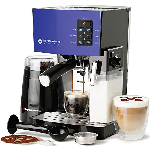 All-in-One Espresso Machine & Cappuccino Maker-19 Bar Pump