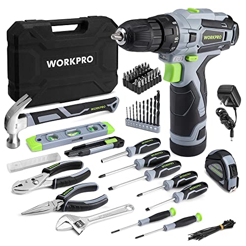 All-in-One Home Tool Kit with Power Drill