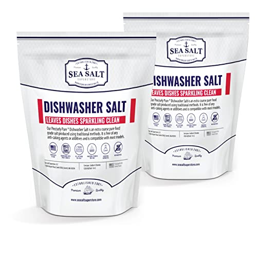 Dishwasher Salt - 4.7 lbs Premium Good Habit Brand - Soft Water Supply