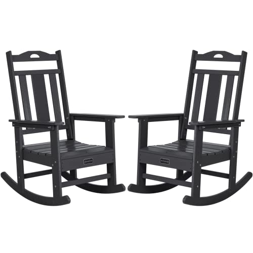 All Weather Resistant Rocking Chairs Set of 2